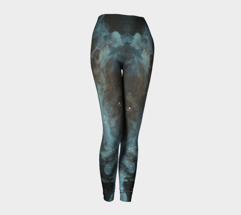 Blue Nebula Leggings 3