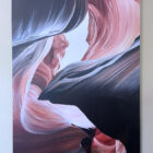 Glide Lower Antelope Canyon Canvas Art Print ()