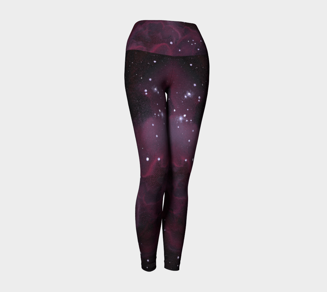 Space Galaxy Leggings-galaxy Clothing Printed Leggings-dead Space