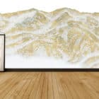 Murals Gold Mountain Landscape Wall Mural 3