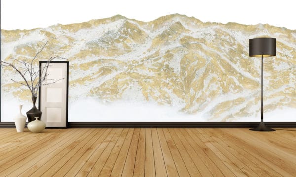Murals Gold Mountain Landscape Wall Mural 3