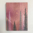 Original Painting Trees on Wood 10 2