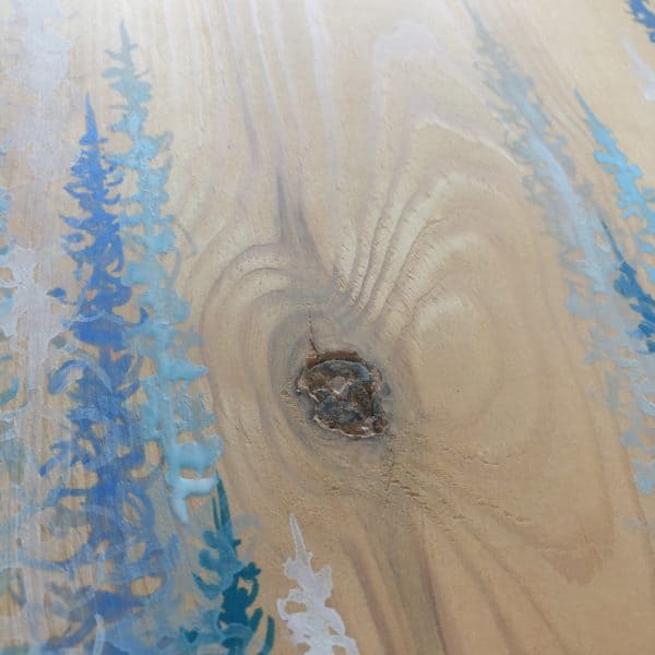 Original Painting Trees on Wood 13 8