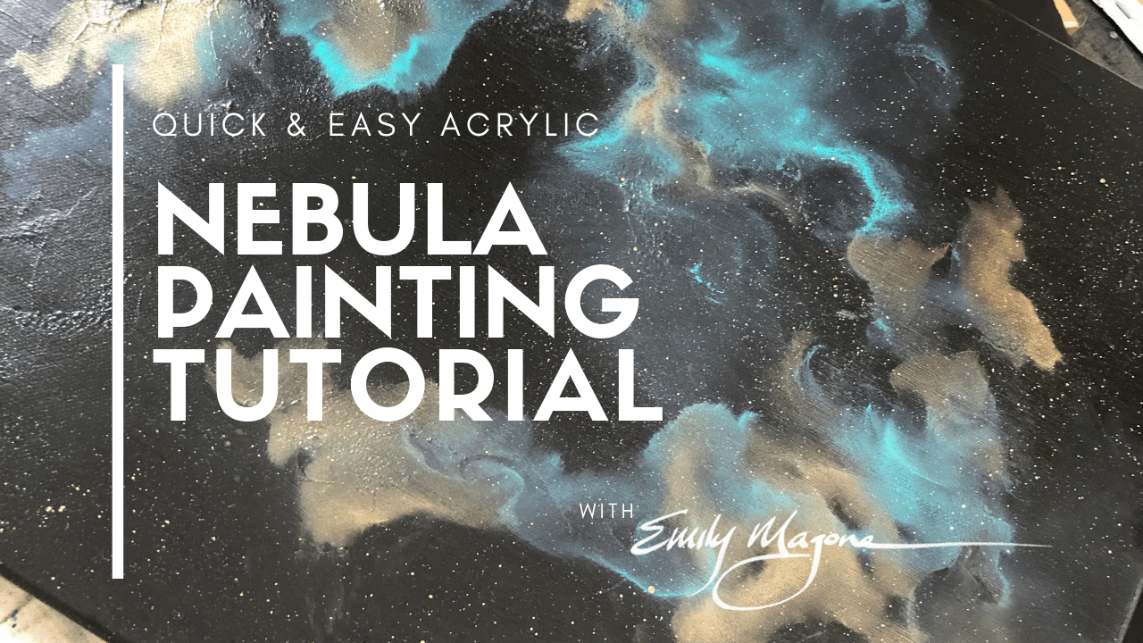 Blue Nebula Painting Tutorial
