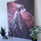 Reach Antelope Canyon Canvas Print