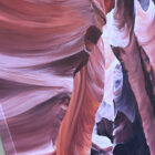 Reach Antelope Canyon Canvas Print Detail