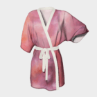 Robe Pink Abstract Kimono Robe 2